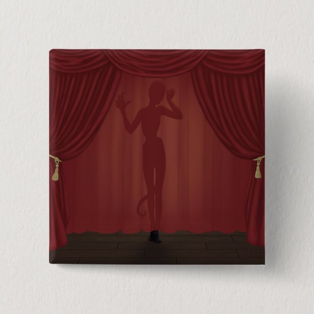 Badge Carré 5 Cm La Fin Absolue (Devant)
