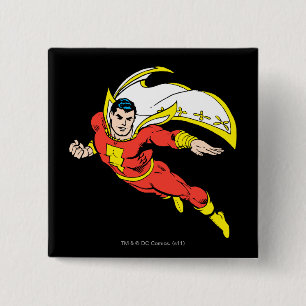 Badge Carré 5 Cm La flambée du Shazam
