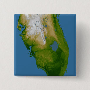 Badge Carré 5 Cm La Floride du sud