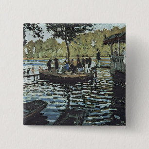 Badge Carré 5 Cm La Grenouillere de Claude Monet  