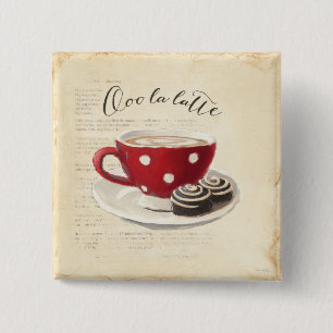 Badge Carré 5 Cm La Latte d'Ooo