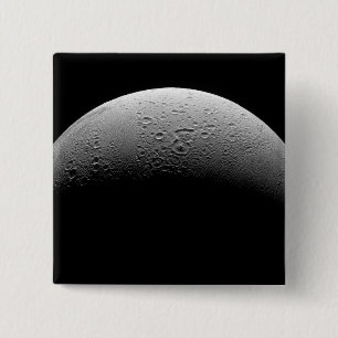 Badge Carré 5 Cm La lune Enceladus 5 de Saturn