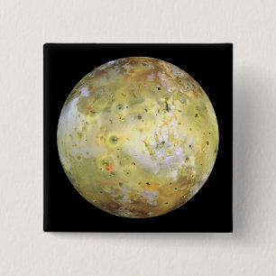 Badge Carré 5 Cm La lune Lo de Jupiter