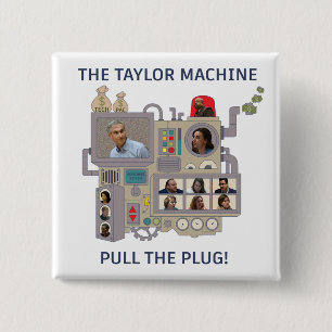 Badge Carré 5 Cm La machine Taylor