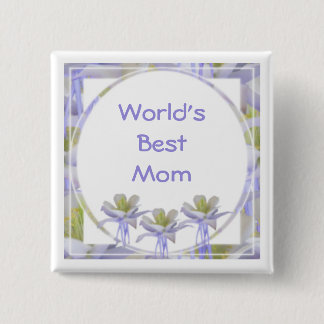 Badge Carré 5 Cm La meilleure maman du monde
