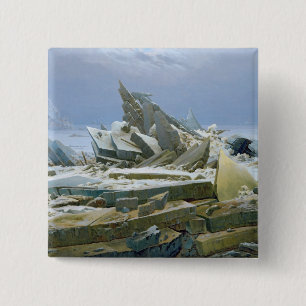 Badge Carré 5 Cm La mer polaire, 1824