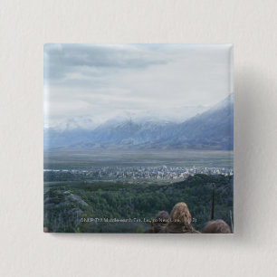 Badge Carré 5 Cm La Minas Tirith en vue