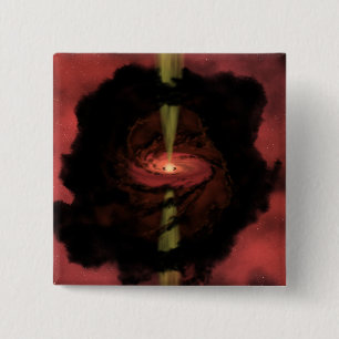 Badge Carré 5 Cm La naissance d'une étoile