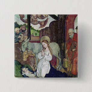 Badge Carré 5 Cm La nativité