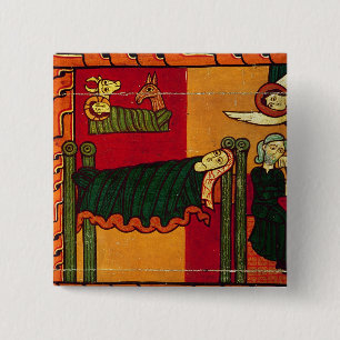 Badge Carré 5 Cm La nativité