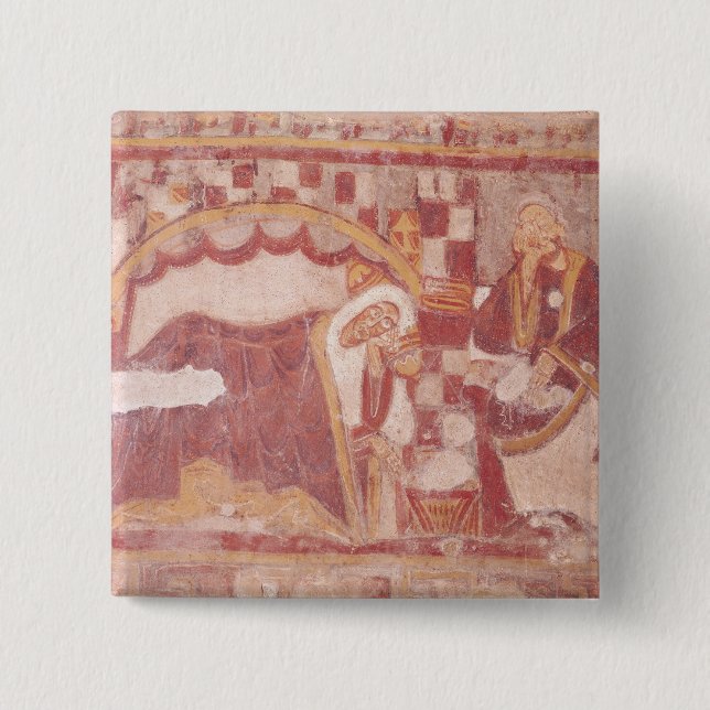 Badge Carré 5 Cm La nativité, du choeur (Devant)