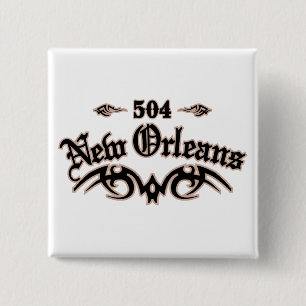 Badge Carré 5 Cm La Nouvelle-Orléans 504