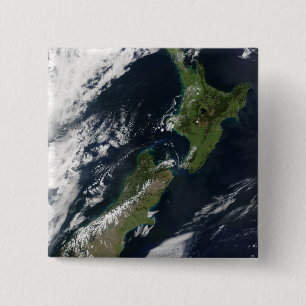 Badge Carré 5 Cm La Nouvelle Zélande