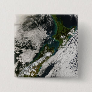Badge Carré 5 Cm La Nouvelle Zélande 3
