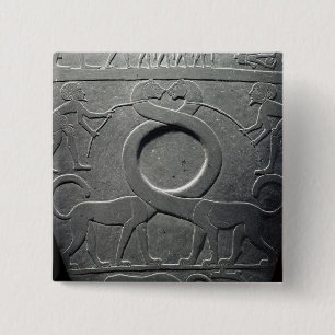 Badge Carré 5 Cm La palette de Narmer