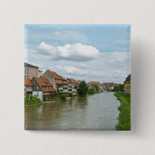 Badge Carré 5 Cm La Petite Venise à Bamberg