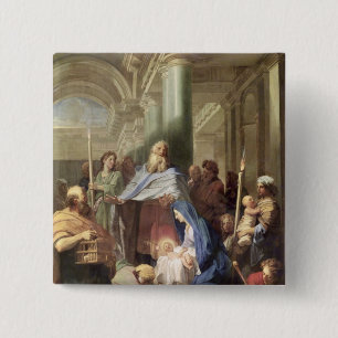 Badge Carré 5 Cm La présentation dans le temple, 1692