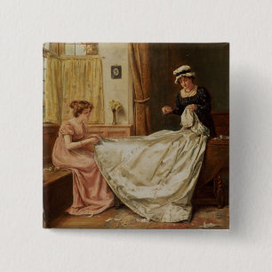 Badge Carré 5 Cm La robe de mariage
