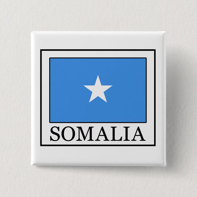 Badge Carré 5 Cm La Somalie (Devant)
