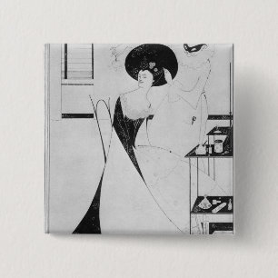 Badge Carré 5 Cm La toilette de Salome