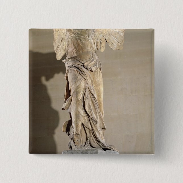 Badge Carré 5 Cm La victoire de Samothrace (Devant)
