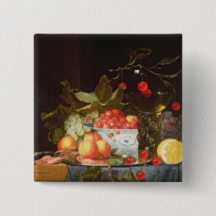 Badge Carré 5 Cm La vie toujours du fruit