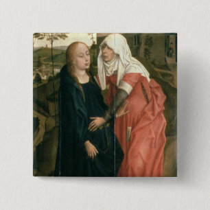 Badge Carré 5 Cm La visite