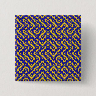 Badge Carré 5 Cm Labyrinthe