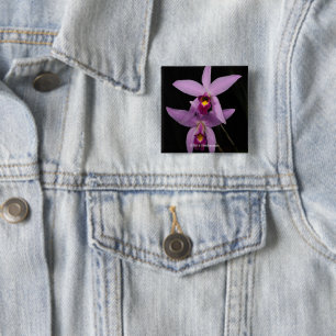 Badge Carré 5 Cm Laelia Anceps