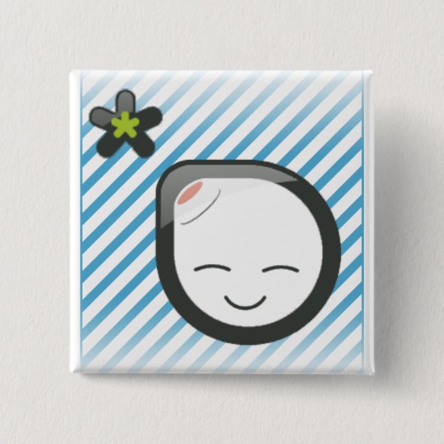 Badge Carré 5 Cm lalamoongirl (Devant)