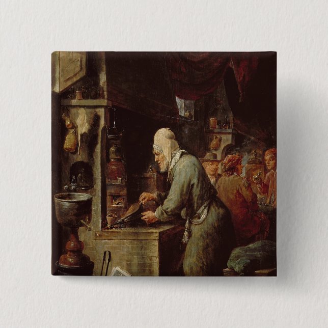 Badge Carré 5 Cm L'alchimiste (Devant)