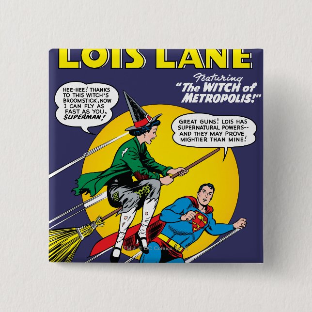 Badge Carré 5 Cm Lane Lois #1 (Devant)