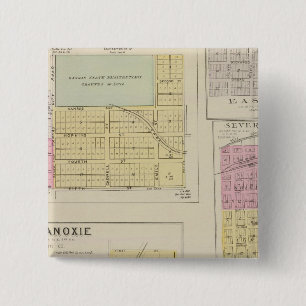 Badge Carré 5 Cm Lansing, Progress, Easton, Tonganoxie, Kansas