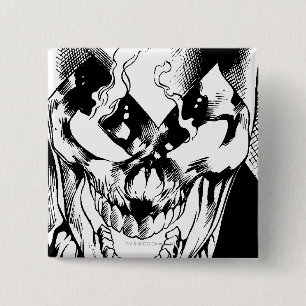 Badge Carré 5 Cm Lanterne noire