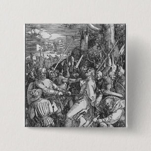 Badge Carré 5 Cm L'arrestation du Jésus-Christ, 1510