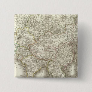 Badge Carré 5 Cm L'Asie - Asie