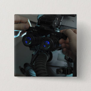 Badge Carré 5 Cm L'aviateur ajuste l'eyespan