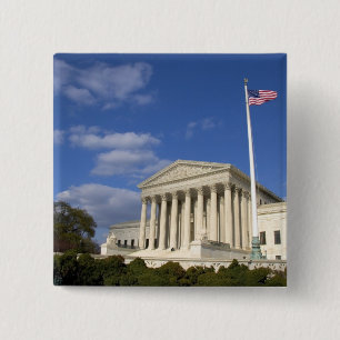 Badge Carré 5 Cm Le bâtiment de court suprême des Etats-Unis deda