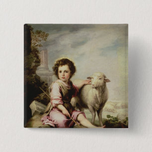 Badge Carré 5 Cm Le bon berger, c.1650