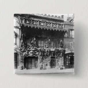 Badge Carré 5 Cm Le cabaret De "l'Enfer" à Paris