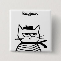 Le chat fâché est tellement très français