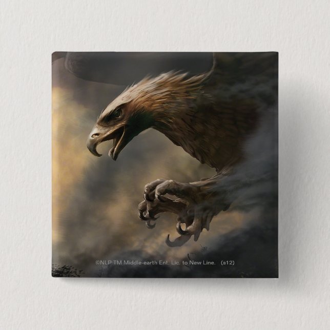 Badge Carré 5 Cm Le concept des Grands Aigles (Devant)