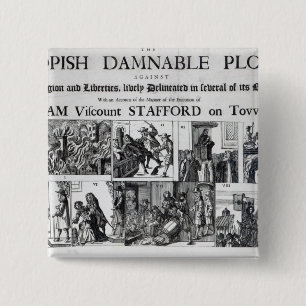 Badge Carré 5 Cm Le damnable papal