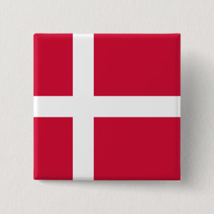 Badge Carré 5 Cm le Danemark