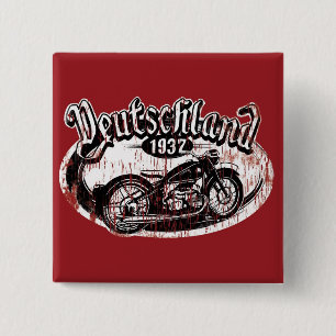 Badge Carré 5 Cm Le Deutschland Motowear