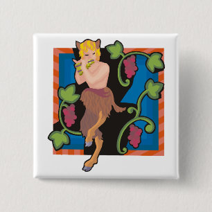 Badge Carré 5 Cm Le faune