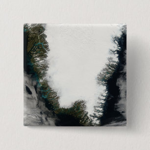 Badge Carré 5 Cm Le Groenland du sud