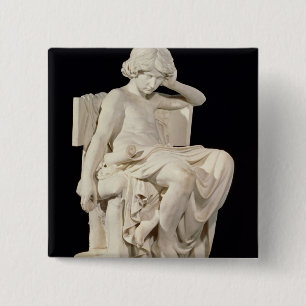 Badge Carré 5 Cm Le jeune Aristote, 1870