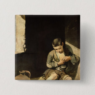 Badge Carré 5 Cm Le jeune mendiant, c.1650