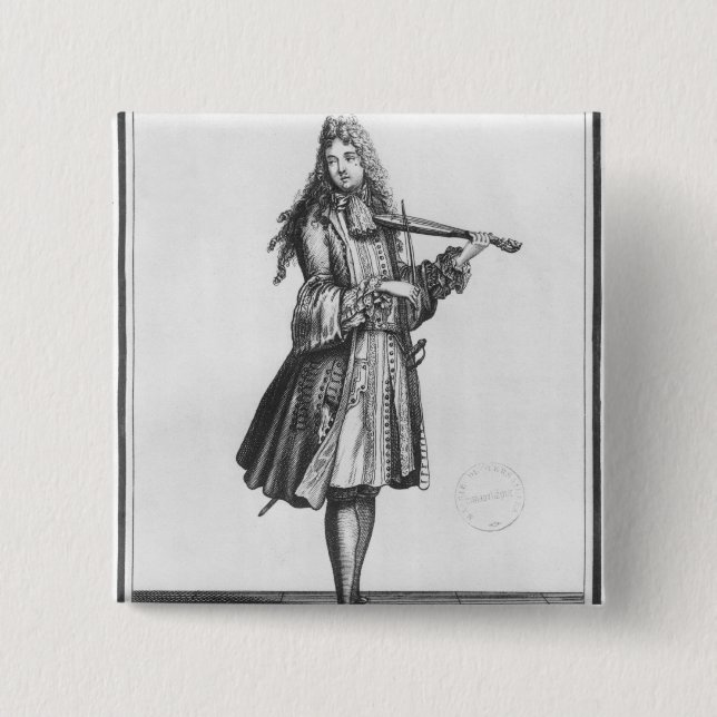 Badge Carré 5 Cm Le maître de danse (Devant)